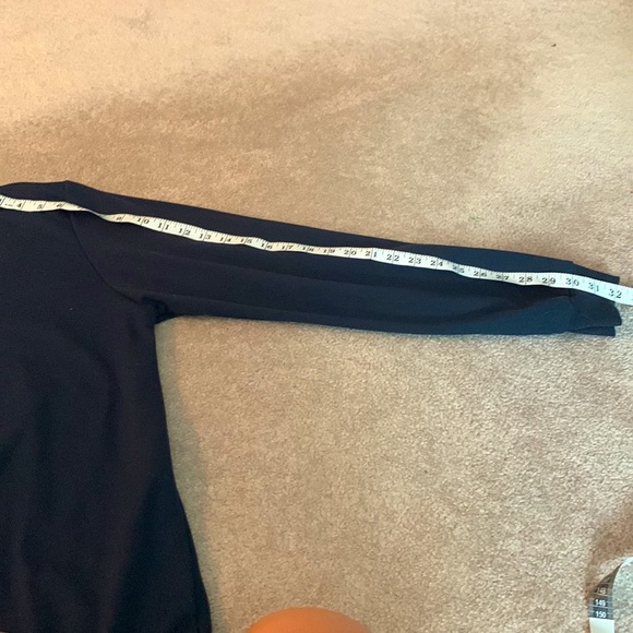 Men’s navy ling sleeve top - Picture 4 of 6